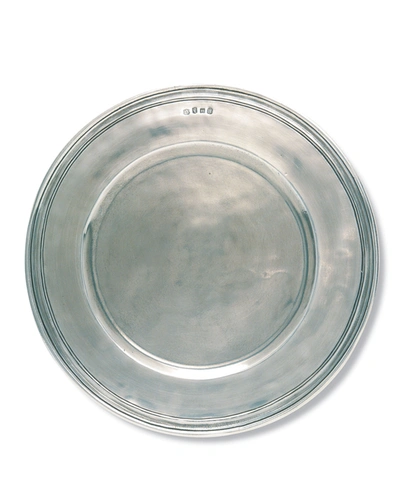 Match Scribed Rim Large Charger Plate