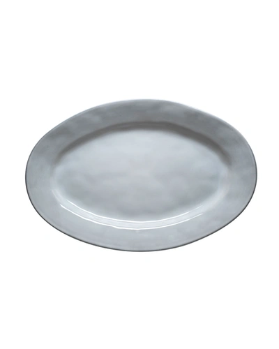 Juliska Quotidien White Truffle 15" Oval Platter