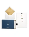 L'objet Lito Set-of-twelve Stationary Box In Blue, Gold, White