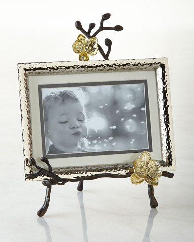Michael Aram Gold Orchid Easel Picture Frame