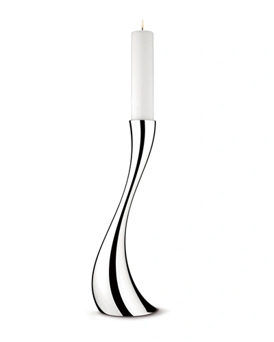 Georg Jensen Cobra Floor Candleholder, Medium In Steel