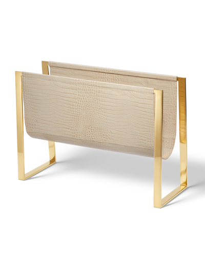 Aerin Classic Croc Magazine Rack