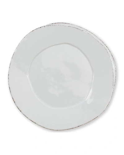 Vietri Lastra European Dinner Plate In Grey