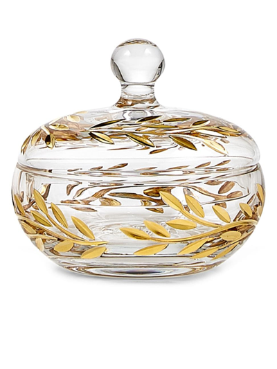 Labrazel Vine Canister In Clear/gold
