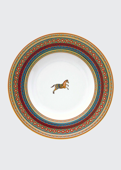 Pre-owned Herm S Cheval D'orient Soup Plate