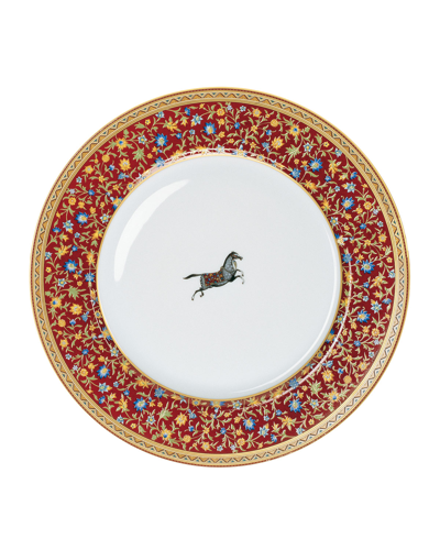 Pre-owned Herm S Cheval D'orient American Dinner Plate