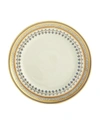 Mottahedeh Chinoise Blue Bread & Butter In Gold/blue