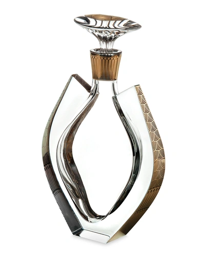 Vista Alegre Fenix Whiskey Decanter With Gold Details