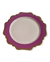 Anna Weatherley Dinner Plate In Purple Orchid