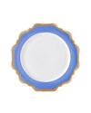 Anna Weatherley Indigo Rimmed Dinner Plate In Indigo Blue