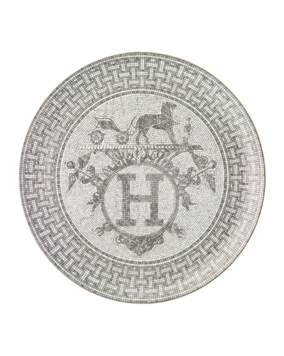 Herm S Mosaique Au 24 Platinum Tart Platter