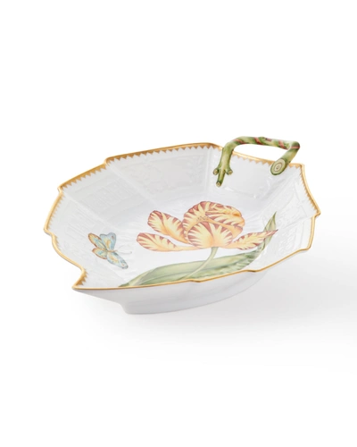 Anna Weatherley Tulip Leaf Dish, Yellow/red