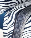 Roberto Cavalli Frame Zebrage King Flat Sheet In Multi