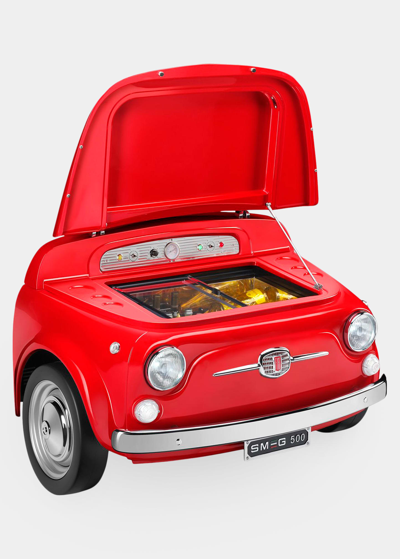Smeg Fiat X  Red Electric Cooler
