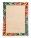 Jay Strongwater Rainbow Pyramid Frame, 5" X 7" In Multi