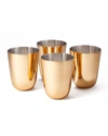 Aerin Fausto Julep Cups, Set Of 4 In Gold