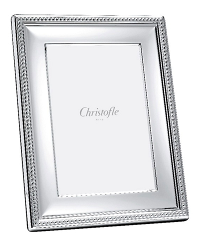 Christofle Perles Frame, 7 X 9.5 In Silver