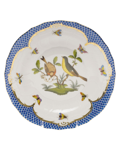 Herend Rothschild Blue Motif 07 Dessert Plate