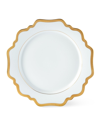 Anna Weatherley Antiqued White Dinner Plate In Antique White