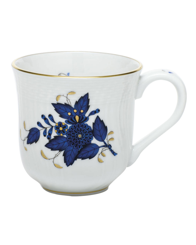 Herend Chinese Bouquet Black Sapphire Mug