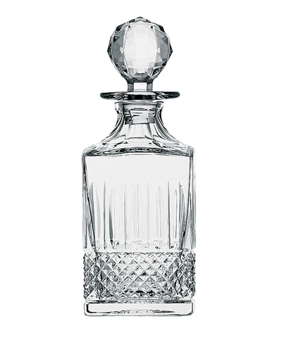 Saint Louis Crystal Tommy Square Decanter In Clear