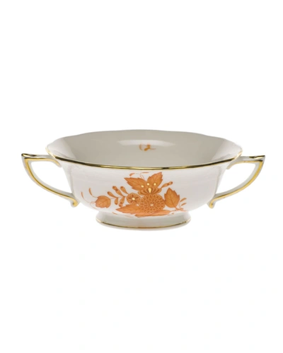 Herend Chinese Boutique Rust Cream Soup Cup