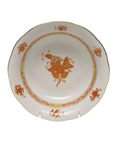 Herend Chinese Bouquet Rust Oatmeal Bowl