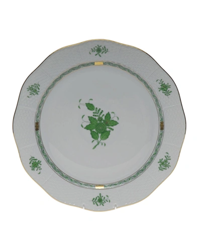 Herend Chinese Bouquet Green Round Platter
