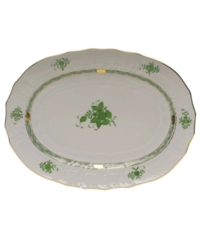 Herend Chinese Bouquet Green Platter