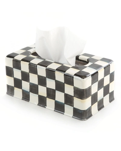 Mackenzie-childs Courtly Check Tissue Box Cover