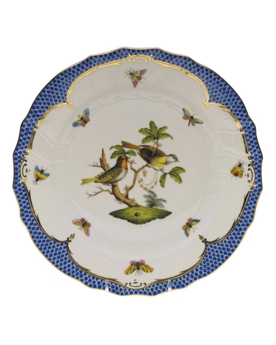 Herend Rothschild Blue Motif 11 Dinner Plate