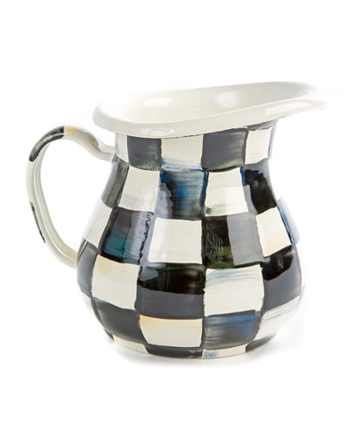 Mackenzie-childs Courtly Check Creamer/small Pitcher