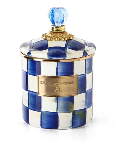 Mackenzie-childs Royal Check Small Canister