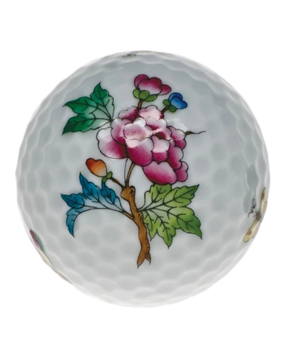 Herend Queen Victoria Green Golf Ball