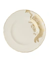 Royal Crown Derby Gold Aves Motif Bread And Butter Plate In Clear