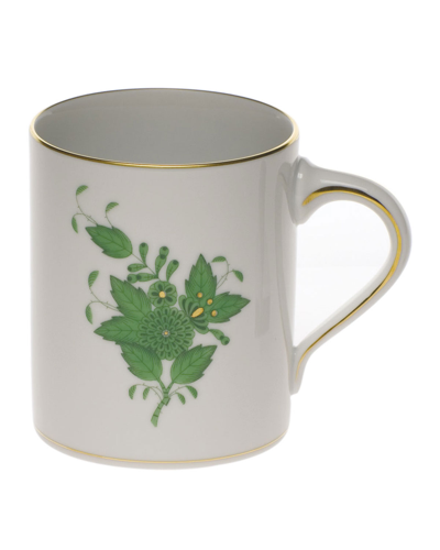 Herend Chinese Bouquet Green Coffee Mug
