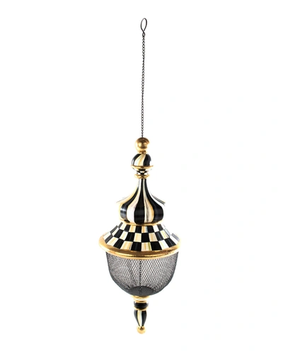 Mackenzie-childs Courtly Check Pendant Bird Feeder