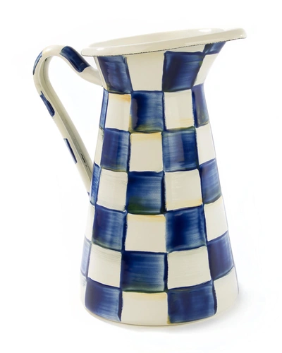 Mackenzie-childs Royal Check Medium Practical Pitcher