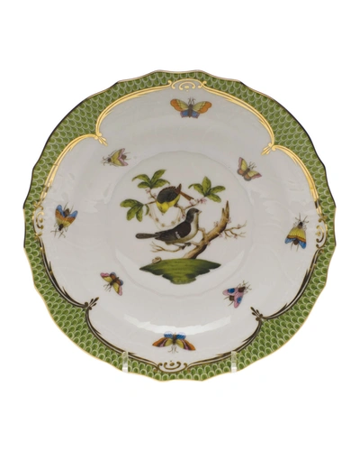 Herend Rothschild Bird Green Motif 01 Salad Plate