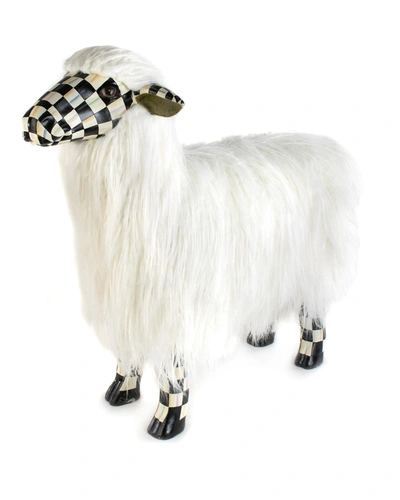 Mackenzie-childs Courtly Check Large White Sheep