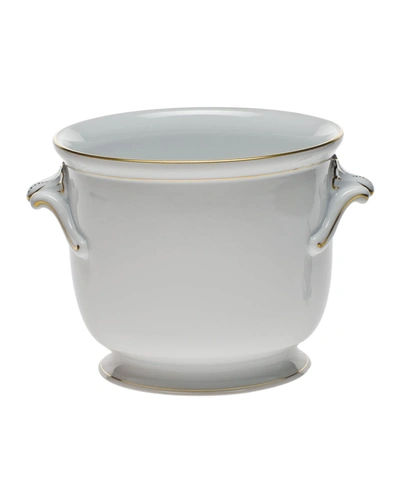 Herend Golden Edge Medium Cache Pot