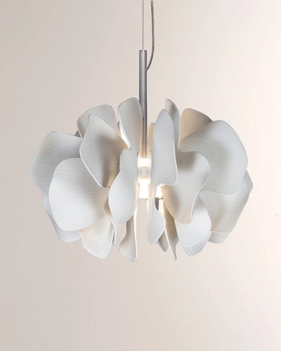 Lladrò Marcel Wanders Night Bloom Hanging Lamp In White