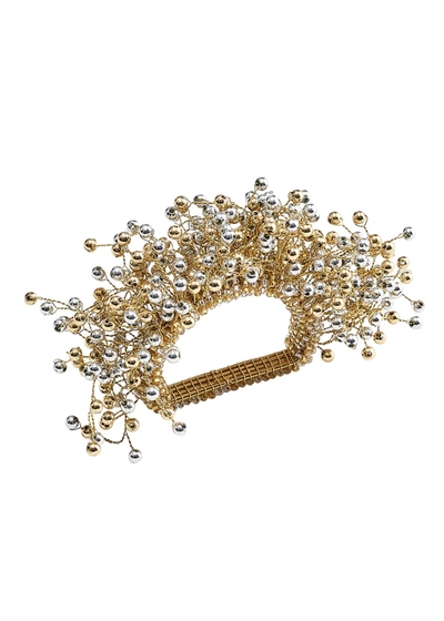 Kim Seybert Spray Napkin Ring, Gold And Silver In Gold/silver