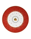 Bernardaud Noel Red Gift Salad Plate