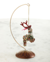Jay Strongwater Large Ornament Stand In Brown