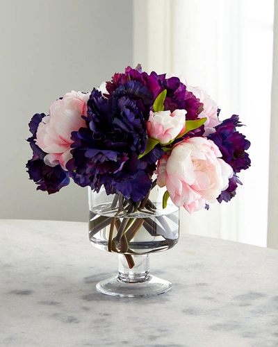John-richard Collection Bianca Floral Arrangement In Purple