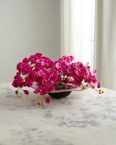 John-richard Collection Amethyst Floral Arrangement In Purple