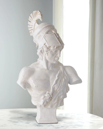 Global Views Mars Sculpture In White