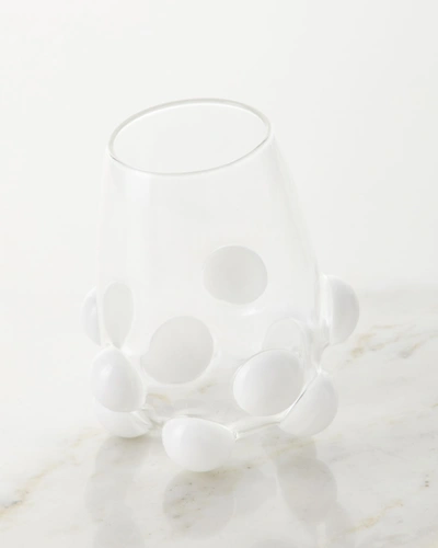 Massimo Lunardon Bubble Wine Glass, White