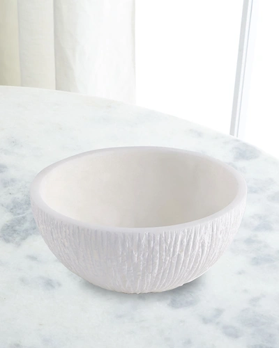Global Views Chiseled Alabaster Bowl - Large